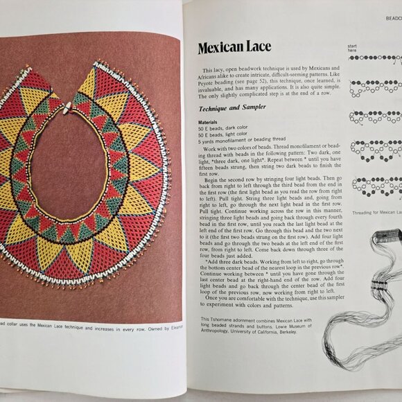 Step By Step Bead Craft 1974 Paperback Golden Press by Judith Glassman - Picture 10 of 14